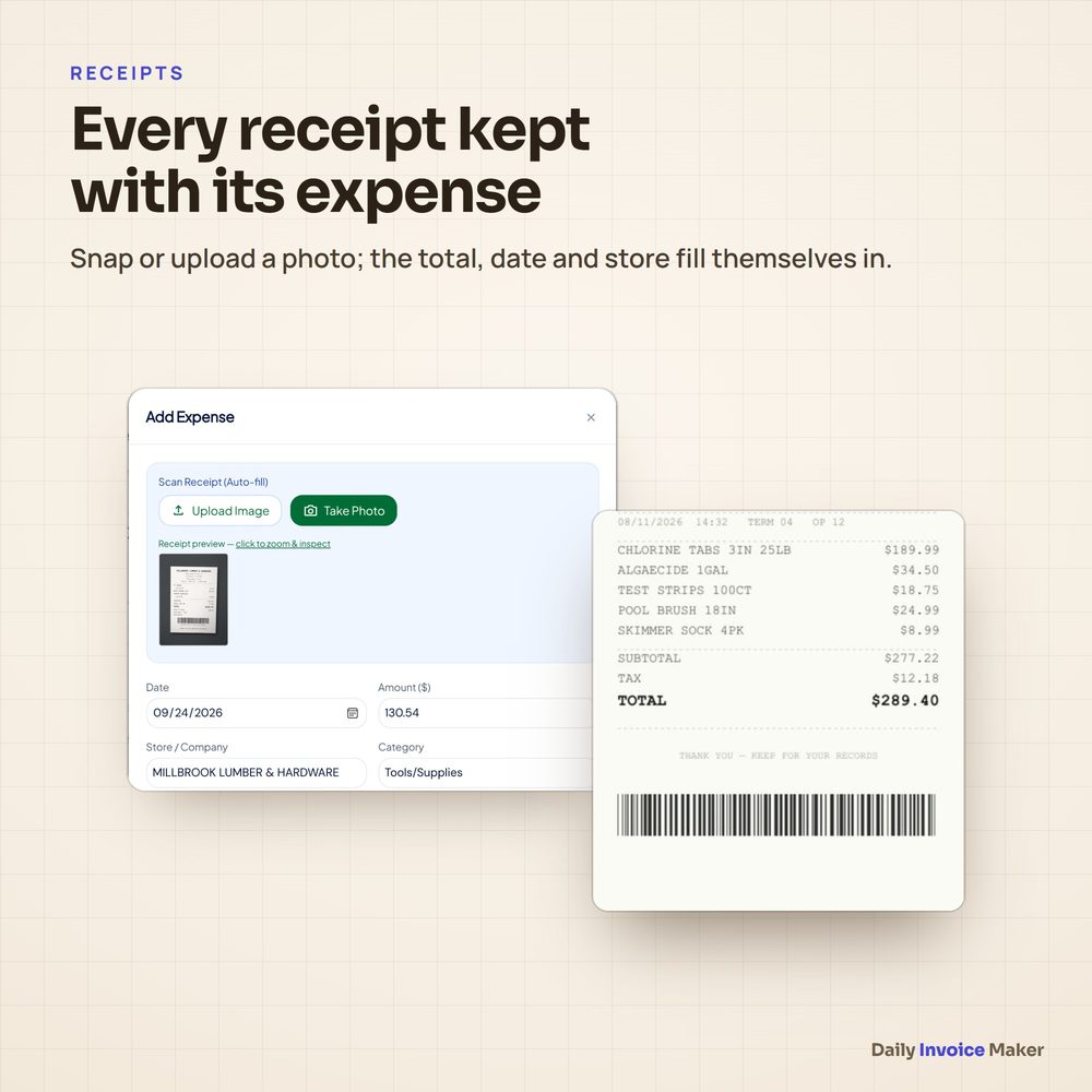 Receipt scanner