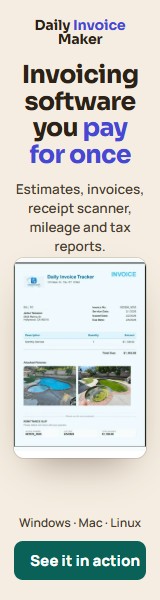 Daily Invoice Maker banner 160x600